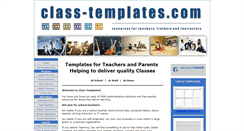 Desktop Screenshot of class-templates.com
